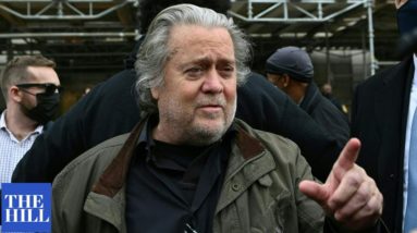 BREAKING: Steve Bannon Surrenders After Indictment On Contempt Of Congress Charges