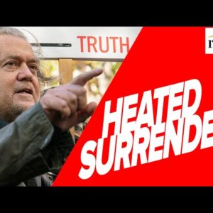 Steve Bannon Warns Of “Misdemeanor From HELL,” Surrenders To Feds Following Contempt Charges