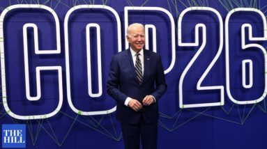 President Biden Arrives In Glasgow For The COP26 Climate Summit