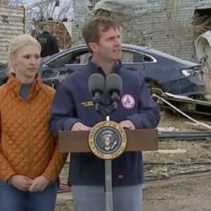 ‘We Are Not Broken’: Kentucky Gov. Tours Tornado Damage With President Biden