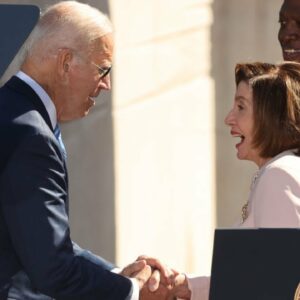 'He's Just Perfect!' Pelosi Gushes Over Biden's First Year During DNC Holiday Event