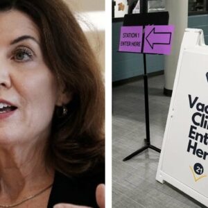 NY Governor Hochul Holds COVID-19 Briefing As Omicron Spreads Across The U.S.