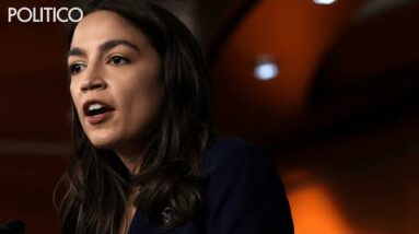 Ocasio-cortez responds to Manchin's 'No' to BBB, places blame on democratic leadership