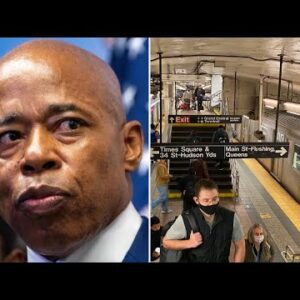 Eric Adams Holds Covid-19 Briefing, Reacts To 'Horrific' Subway Murder In NYC