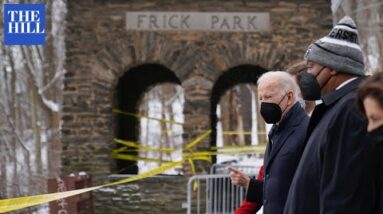 'We're Gonna Fix 'Em All': Biden Pledges To Repair Pittsburgh Bridges At Site Of Collapse