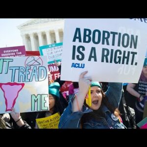 WATCH: Protesters Hold A 'Refuse Fascism' Abortion Rights Rally Outside The Supreme Court