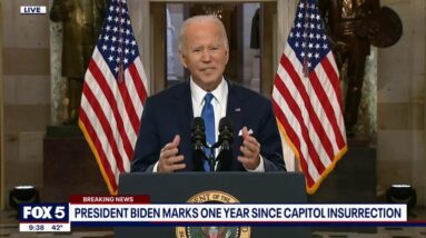 WATCH LIVE | PRES. BIDEN MARKS 1 YEAR SINCE CAPITOL RIOT | 1 YEAR LATER | FOX 5 DC
