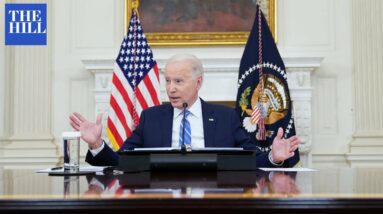'It's Good For The Country': Biden Meets With CEOs On Stalled Build Back Better Agenda