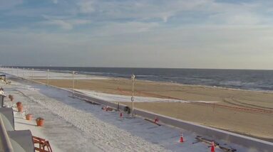 A look at the snow-covered Boardwalk in Ocean City, Maryland | FOX 5 DC