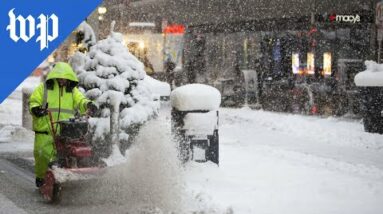 ‘Bomb cyclone’ to deliver record snowfall to parts of Northeast