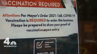 DC Restaurants Start Vaccine Mandates | NBC4 Washington