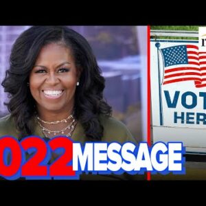 Michelle Obama WADES Into '22 Waters, "Vote Like The Future Of Our Democracy Depends On It."