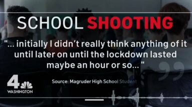 Student Shares Lockdown Experience After Shooting at Magruder High School | NBC4 Washington