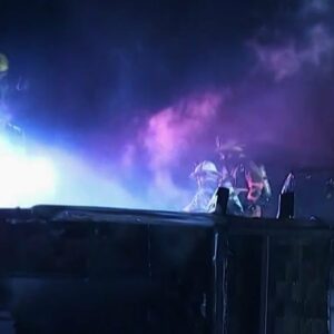 Firefighters Battle Gaithersburg Blaze in Freezing Cold | NBC4 Washington