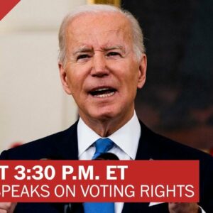 LIVE at 3:30 p.m. ET | Biden, Harris give voting rights speeches