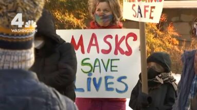 Loudoun County Parents Rally in Support of Masks | NBC4 Washington
