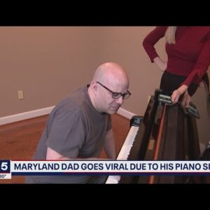 Maryland dad goes viral on TikTok for piano skills | FOX 5 DC