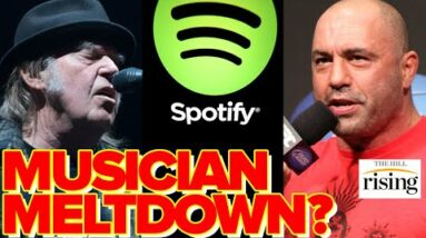Neil Young Threatens To PULL Music Off Spotify Over Joe Rogan Vaccine Coverage