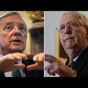 'McConnell Can't See Proof Of Voter Suppression?' Durbin Calls Out GOP Leader, State Legislatures