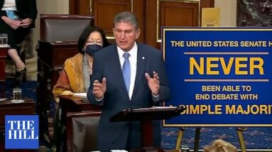 JUST IN: Manchin Reiterates Opposition To Blowing Up The Filibuster Amid Voting Rights Fight