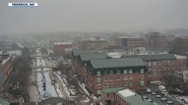 Snow falling in Frederick, Maryland | FOX 5 DC