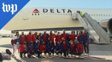 Team USA takes off for the 2022 Beijing Winter Olympics