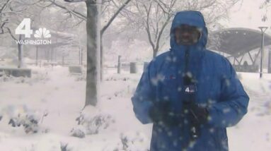 Winter Storm Blankets DC Region in Heavy Snow | NBC4 Washington