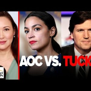 AOC MELTS DOWN Over Tucker Carlson, Calls Him VIOLENT And UNSAFE: Kim Iversen