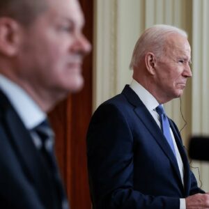 Biden holds joint press conference on Russia-Ukraine tension with German Chancellor, in 180 seconds