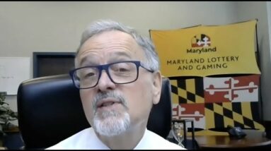 John Martin of Maryland Lottery gives Nestor a shot of spring winner fever as March Madness awaits