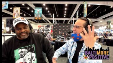 Ickey Woods teaches Nestor The Ickey Shuffle and tells historty of Who Dey Jungle lore