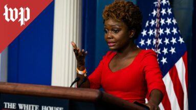 LIVE AT 3PM: White House principal deputy press secretary Karine Jean-Pierre holds news conference