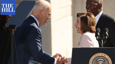 Pelosi Praises Biden For Strong Economic And Job Numbers During Weekly Presser