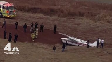 Small Plane Make Emergency Landing Near Dulles Airport | NBC4 Washington