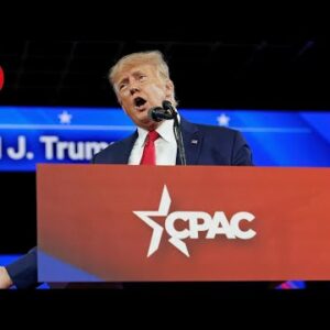 Trump delivers keynote speech at CPAC, in 180 seconds