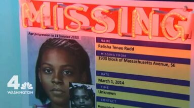 Artist Shines Neon Light on Missing Persons Cases | NBC4 Washington