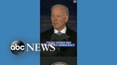 Biden delivers remarks on invasion of Ukraine in Poland