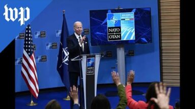 Biden's news conference in Brussels, in 3 minutes