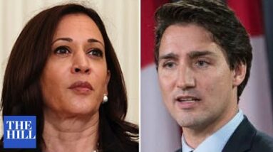 Harris Meets With Canadian PM Trudeau in Poland Amid Russia's Ongoing Invasion In Ukraine