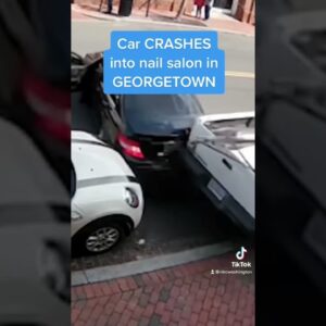 Car Crashes Into Nail Salon in Georgetown