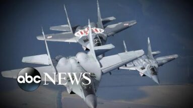 White House at odds with Poland over sending fighter jets to Ukraine l GMA