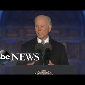 White House backtracks after Biden says Putin 'cannot remain in power' l GMA