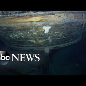 Exclusive look at new shipwreck discovery
