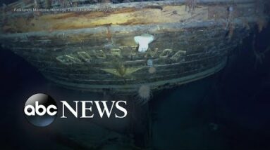 Exclusive look at new shipwreck discovery