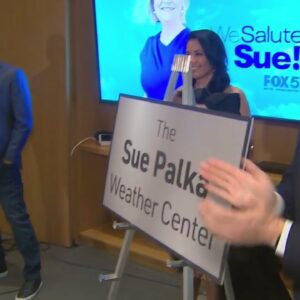 FOX 5 names weather center after legendary meteorologist Sue Palka
