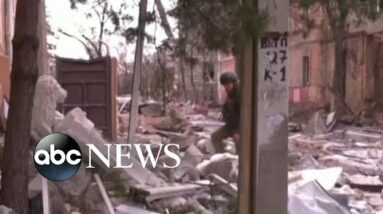 Russian strikes on Kharkiv leave homes in ruins