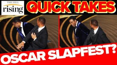 Will Smith SLAPS Chris Rock At The Oscars, Ryan and Robby REACT | Rising Quick Takes