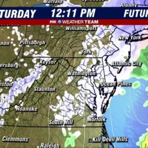 Storm Tracker Radar: Weekend Snowy Mix | FOX 5 DC