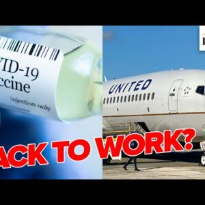 United Airlines Invites Some Unvaxxed Employees BACK To Work