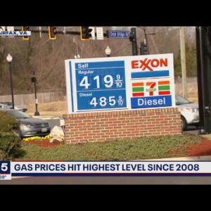 Gas prices over $4 per gallon; DC region commuters feeling pain at the pump | FOX 5 DC